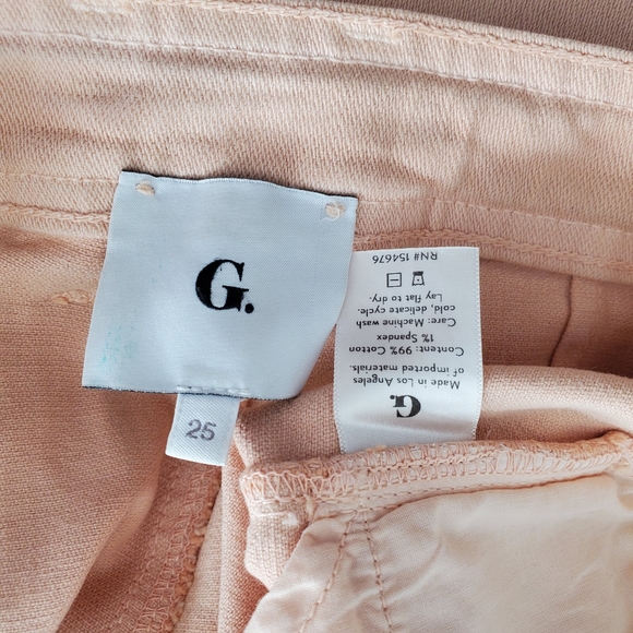 NWT goop G. LABEL  - Mel High-Rise in blush/peach color - Picture 6 of 6